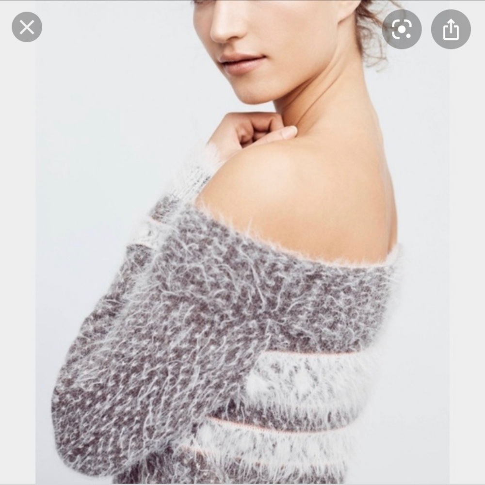 Anthropologie off-shoulder sweater